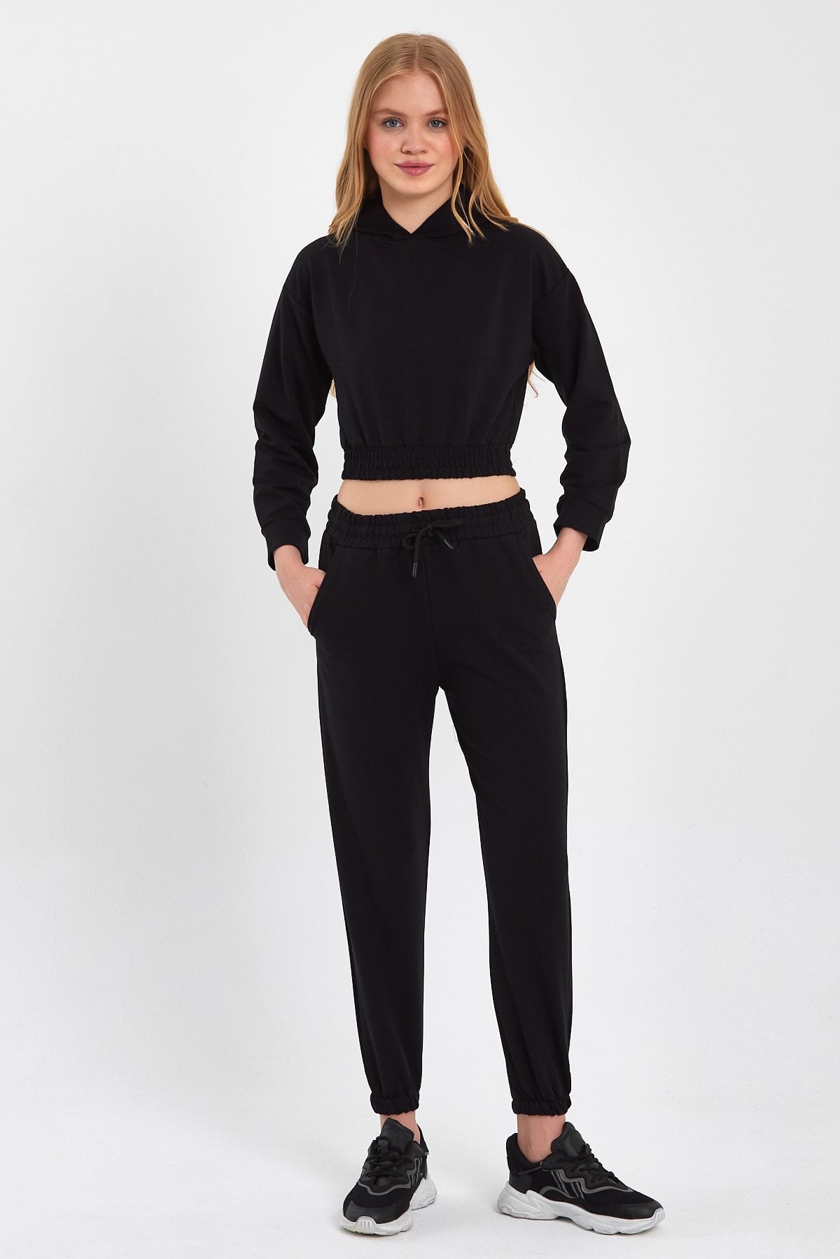 Eşofman Crop Takım