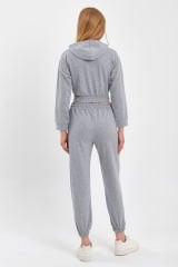 Eşofman Crop Takım GRİ - M