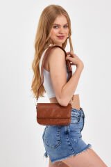 Kapaklı Kadın Çanta KAHVERENGİ