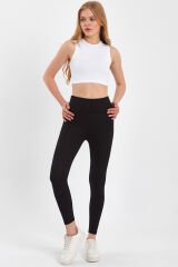 Fitilli Tayt SİYAH - XL