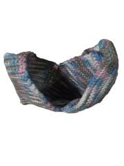 Mavi-Pembe El Örgüsü Kadın Çanta