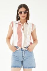 Cepli Kolsuz Kadın Gömlek SOMON - S