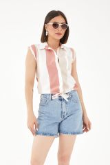 Cepli Kolsuz Kadın Gömlek SOMON - M