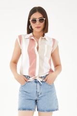 Cepli Kolsuz Kadın Gömlek SOMON - M