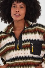 Etnik Desen Unisex Polar