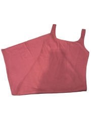 Gül Kurusu Penye Düz Elbise