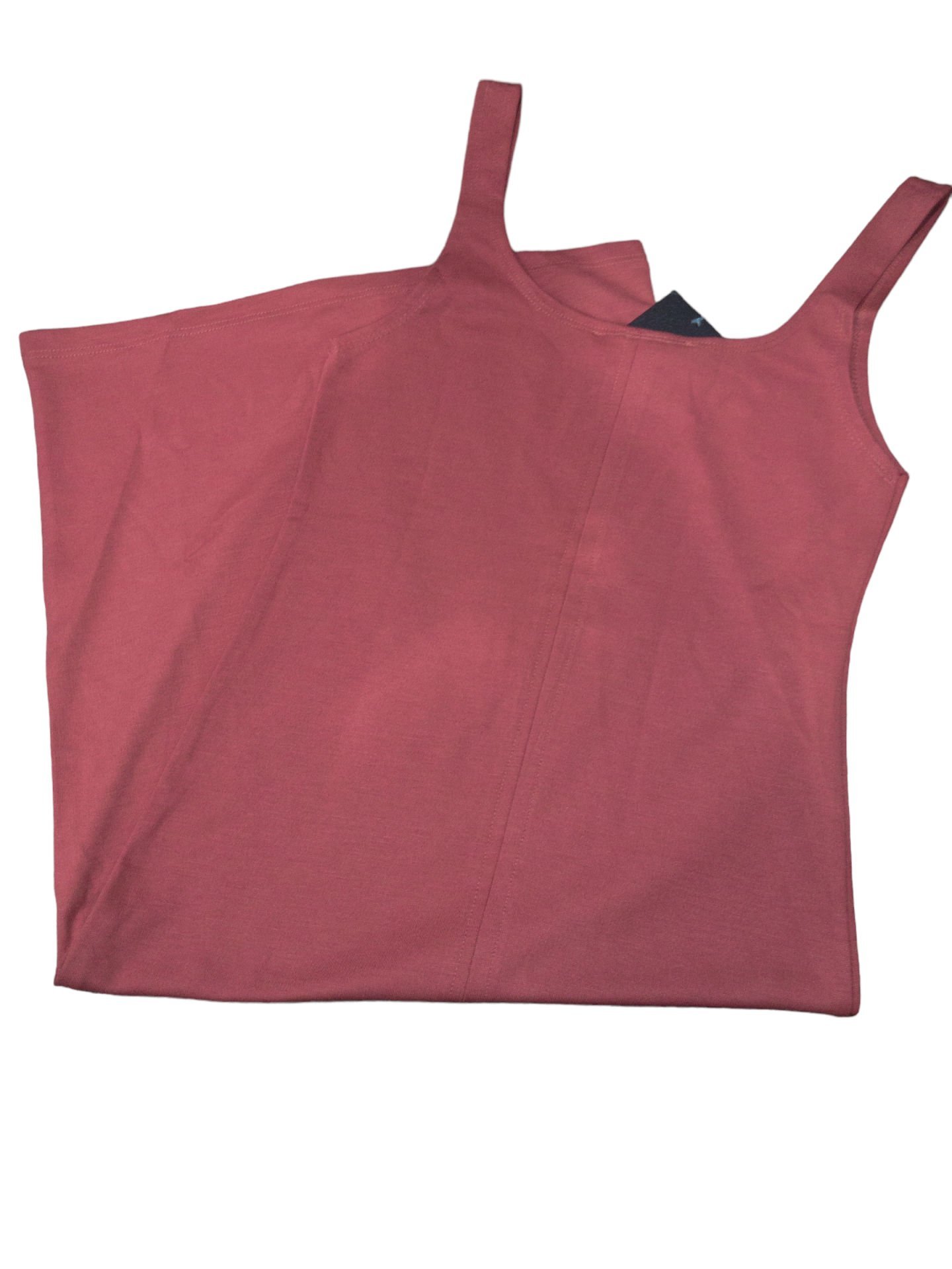 Gül Kurusu Penye Düz Elbise