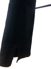 Büyük Beden Kısa Kol V Yaka Kadın T-shirt SİYAH - 50