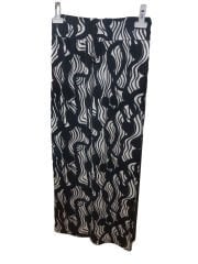 Büyük Beden Desenli Kadın Pantolon