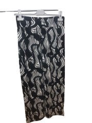 Büyük Beden Desenli Kadın Pantolon