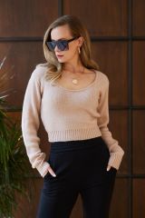 Basic Triko Crop PUDRA - M