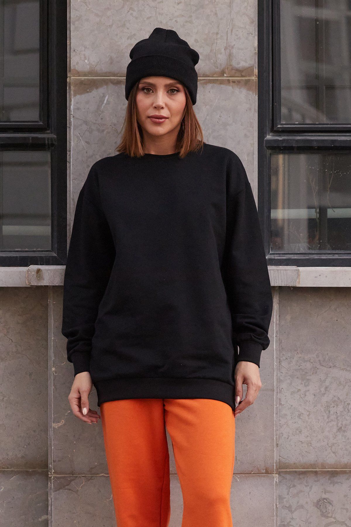 Salaş Sweatshirt SİYAH - STD