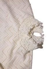 Boğazlı Uzun Kollu Kadın Bluz Ekru