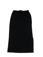 Yandan Yırtmaçlı Uzun Etek Siyah