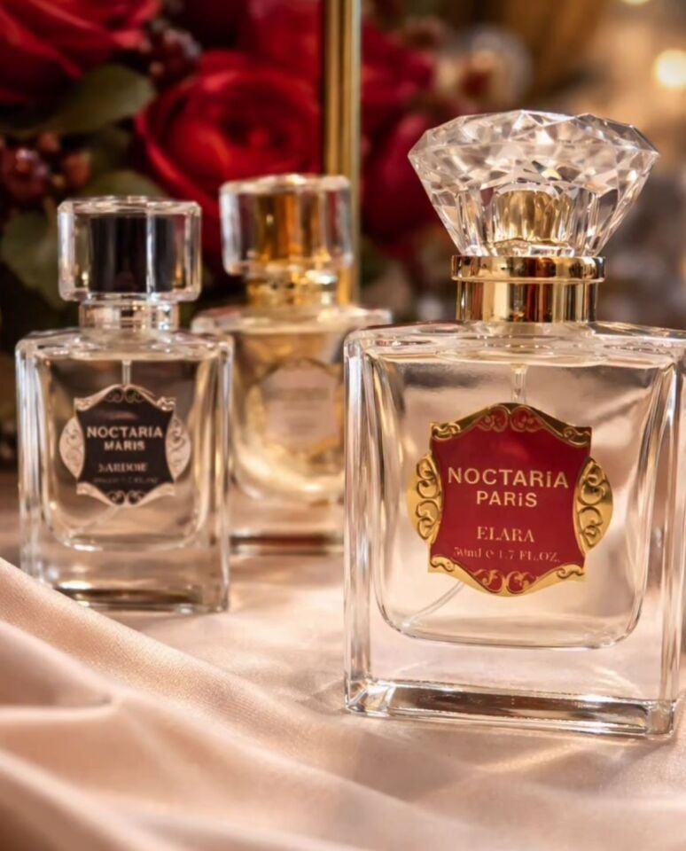 Noctaria Paris Elara Kadın Parfümü 50 ml | Tatlı Oryantal Niş Koku | Badem, Kahve & Vanilya Notalı | Premium Esans