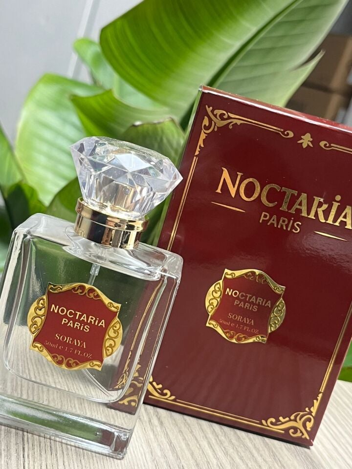 Noctaria Paris Soraya Kadın Parfümü 50 ml | Meyveli Oryantal Niş Koku | Şeftali, Passion Fruit & Vanilya Notalı | Premium Esans