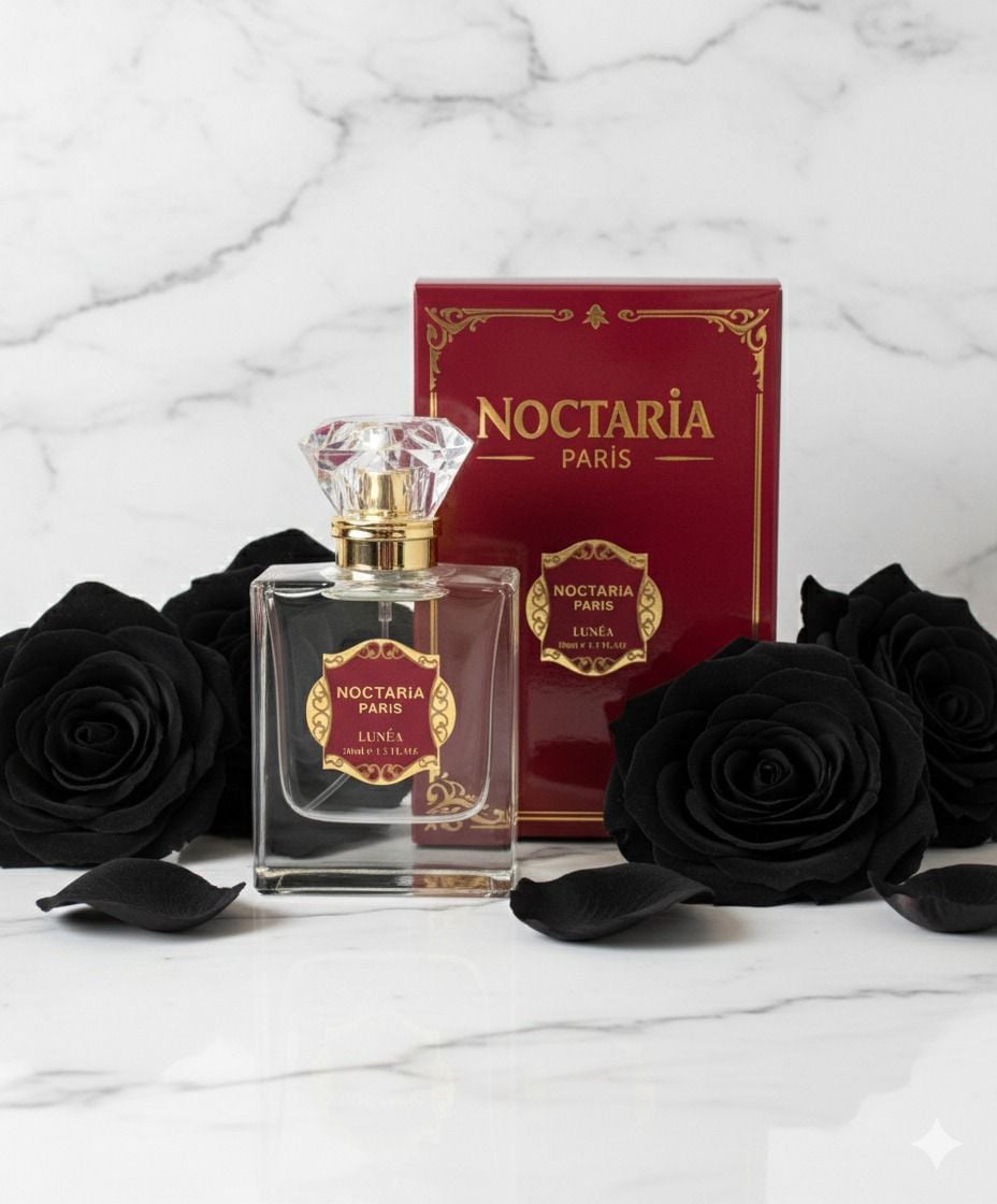 Noctaria Paris Lunéa Kadın Parfümü 50 ml | Ferah Meyveli Çiçeksi Niş Koku | Çarkıfelek, Şakayık & Vanilya Notalı | Premium Esans